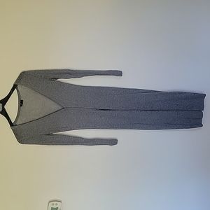 H&M Gray Duster Sweater